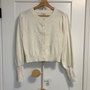 NWOT Wilfred Cream Cardigan